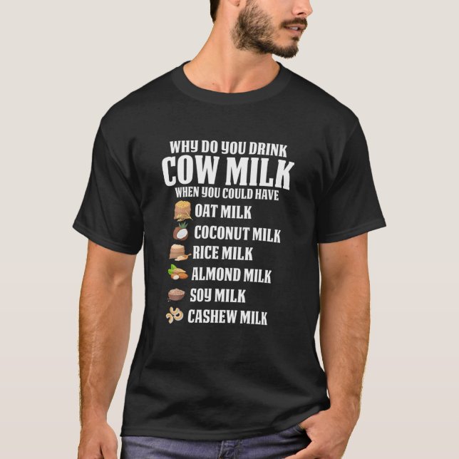 Camiseta Intolerância À Lactose Isenta De Laticínios Engraç (Frente)