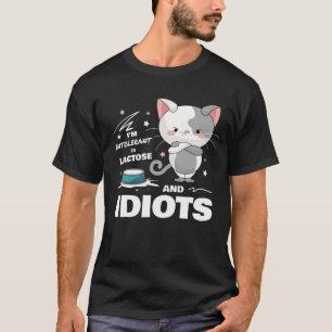Camiseta Intolerância à lactose sarcástica