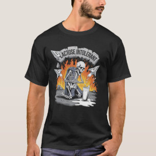 Camiseta Intolerante à Lactose Homens Mulheres Bar