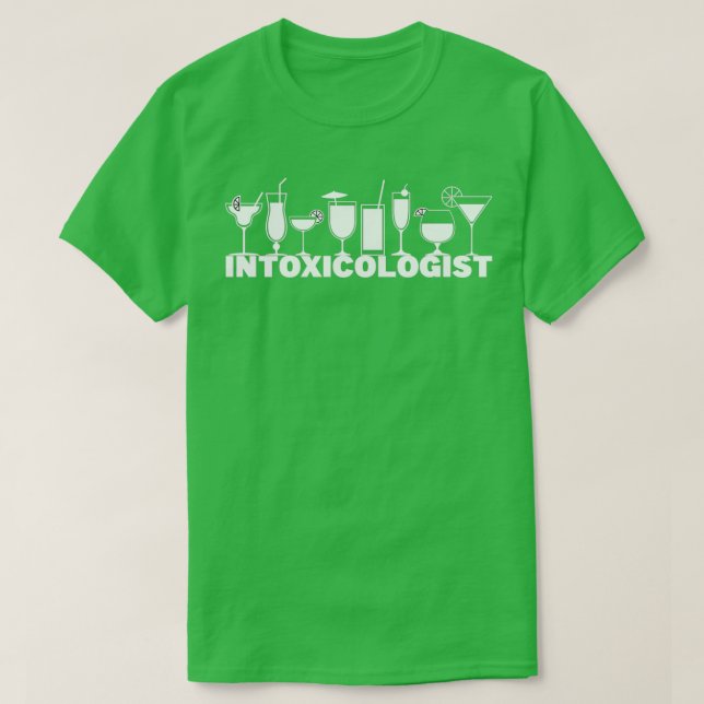 Camiseta Intoxicologista Bartender Bar 2 (Frente do Design)