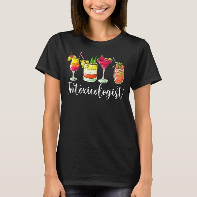Camiseta Intoxicólogo Bartender Mixologista Bartending Dri (Frente)