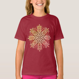 Camiseta Intrate Snowflake Design