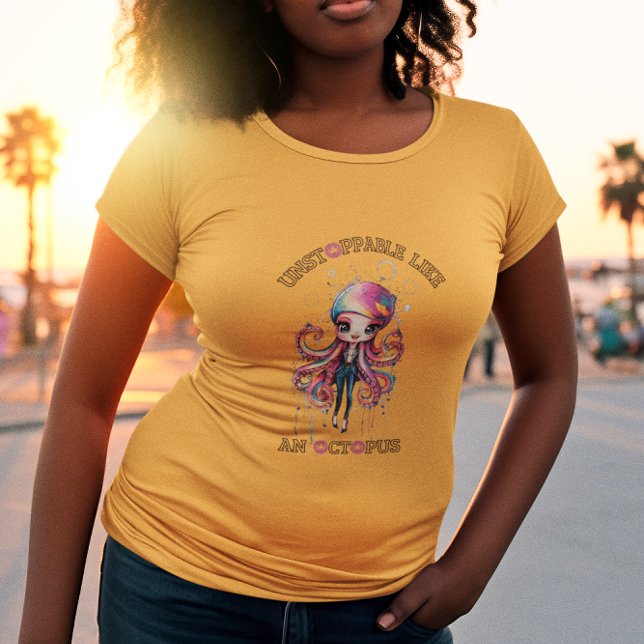 Camiseta Intravenoso Como um polvo (Criador carregado)