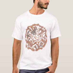 Camiseta Intricate Animal Mandala: Uma Fusão de Arte Selvag