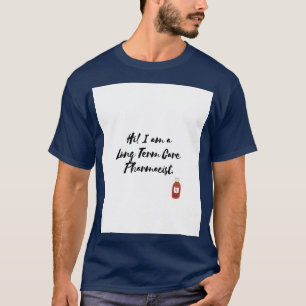 Camiseta Introdução ao Farmacêutico de Cuidados de Longo Pr