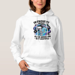 Camiseta Introdução do Espaço Engraçado OVNI do Esqueleto A