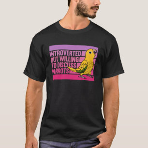 Camiseta Introdução, Mas Parrots Ouro Conure