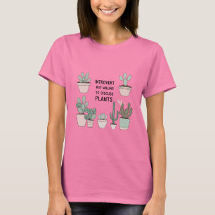 Camiseta Introduzida do Lover da Planta - Desi Mín