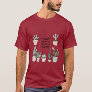 Camiseta Introduzida do Lover da Planta - Desi Mín