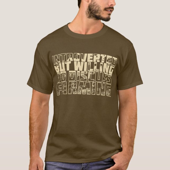 Camiseta Introverted but Farming (Frente)
