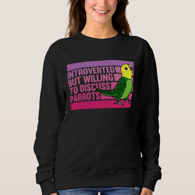 Camiseta Introverted But Parrots Double Yellow headed Amazo (Frente)