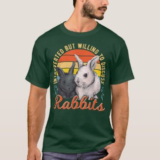 Camiseta Introverted but Willing to Discuss Rabbits Bunny P