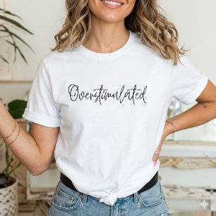 Camiseta Introvertido engraçado sarcástico superestimulado