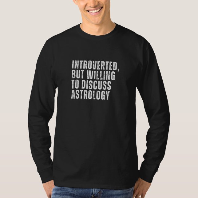 Camiseta Introvertido Mas Disposto a Discutir a Introdução  (Frente)