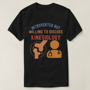 Camiseta Introvertido mas disposto a discutir Cinesiologia