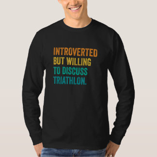 Camiseta Introvertido Mas Disposto a Discutir Corrida de Tr