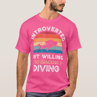 Camiseta Introvertido Mas Disposto a Discutir Diving