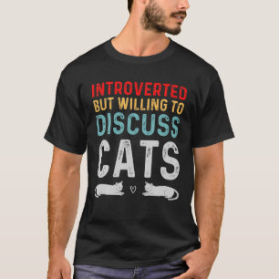 Camiseta Introvertido Mas Disposto A Discutir Gato Filhote 