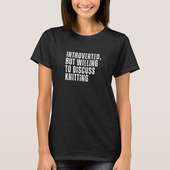 Camiseta Introvertido Mas Disposto a Discutir Introv de Tri (Frente)
