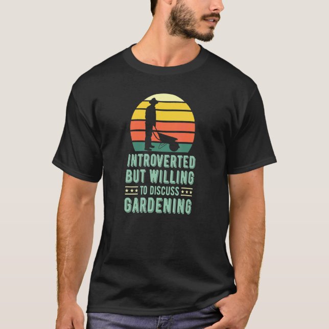 Camiseta Introvertido Mas Disposto A Discutir Roda De Jardi (Frente)