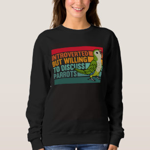 Camiseta Introvertido Mas Papagaios Verde Monk Parakeet Qua