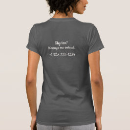 Camiseta Introvertidos que Flertam Tímidos demais Me Mensag