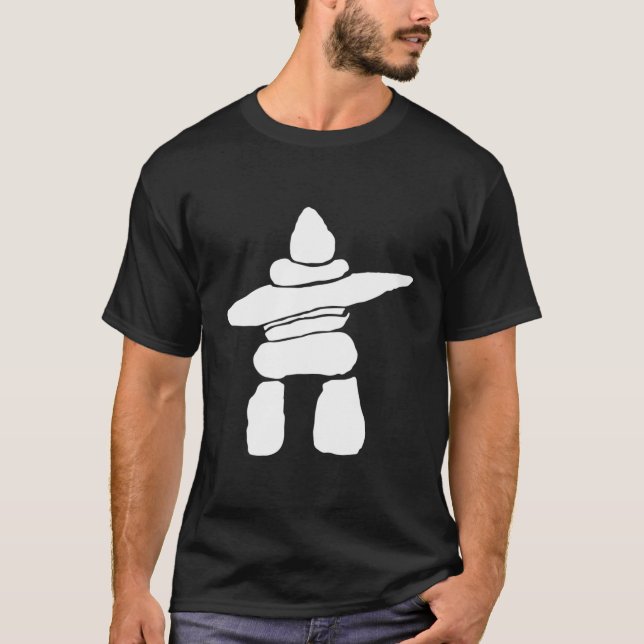 Camiseta Inuksuk (Inukshuk) (Frente)