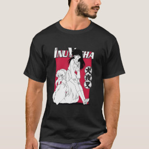 Camiseta Inuyasha Kagome Sentado Em Inuyasha