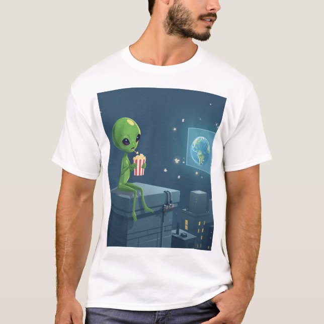 Camiseta Invasão Alienígena (Frente)