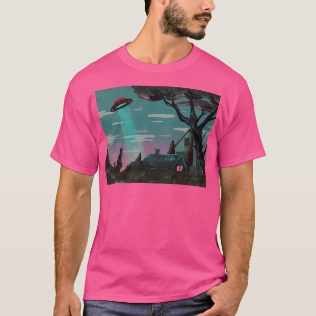 Camiseta Invasão de alienígena (Frente)