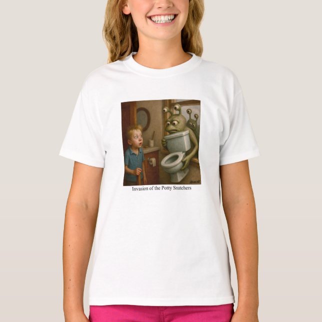Camiseta Invasão dos caçadores de batatas (Frente)