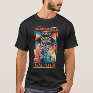 Camiseta Invasão Pirata Gasparilla Tampa Flórida Retro