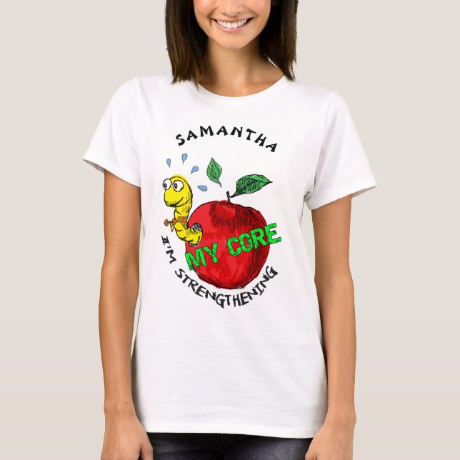 Camiseta invasor da Apple personalizado (Frente)