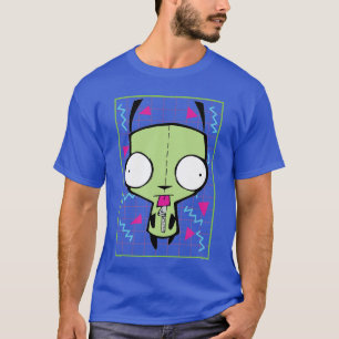 Camiseta Invasor Zim Gir anos 90 Família Grid