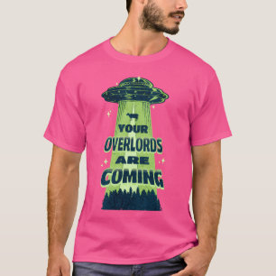Camiseta Invasores do espaçamento da alienígena