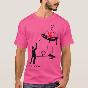 Camiseta Invasores Roubar Pessoas Ufo