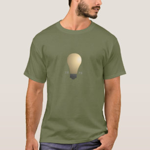 Camiseta Invenção da ampola de Edison