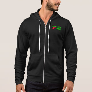 Camiseta Invencível Em Locais Zip Hoodie