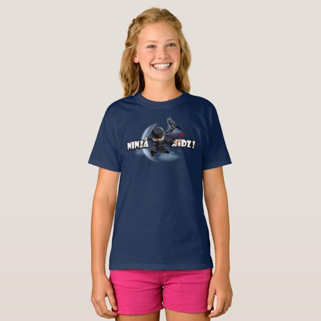 Camiseta Invencível Ninja Kidz | Crianças (Frente Completa)