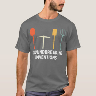 Camiseta Invenções Inovadoras Meme de jardinagem engraçado 
