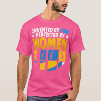 Camiseta Inventado Por Homens Perfectados Por Voleibol