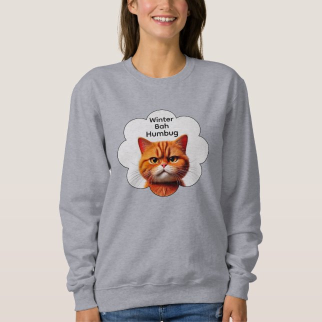 Camiseta Inverno bah Humbug  (Frente)