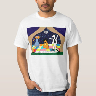 Camiseta Inverno da barraca do disco
