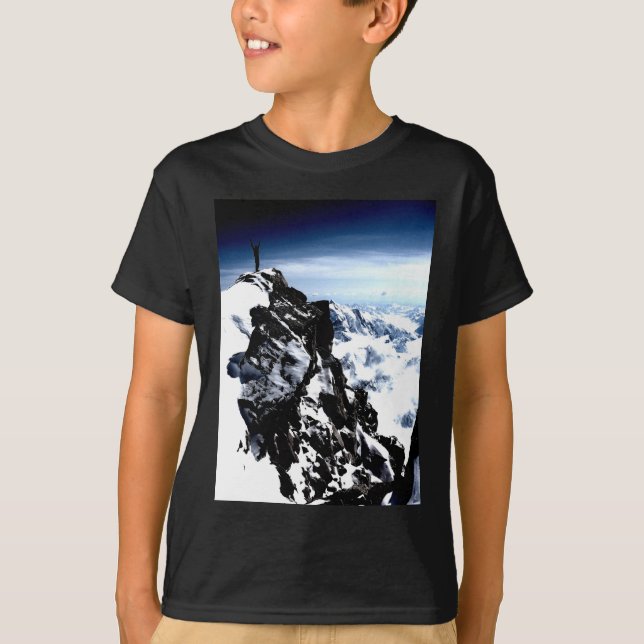 Camiseta Inverno da neve do alpinismo (Frente)
