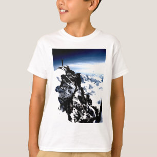 Camiseta Inverno da neve do alpinismo