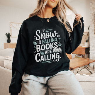 Camiseta Inverno do Livro com flocos de neve