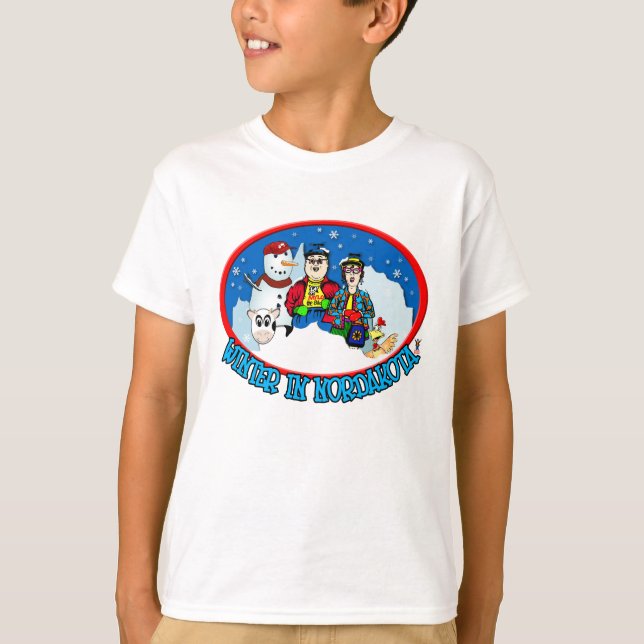 Camiseta Inverno em Nordakota (Frente)