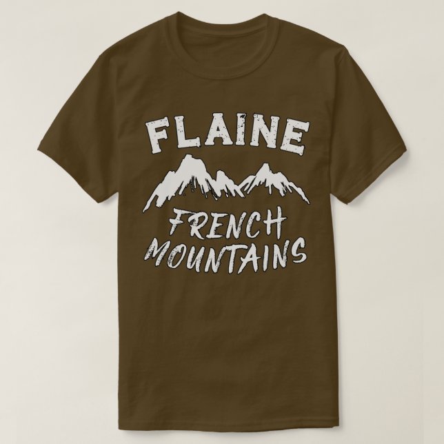 Camiseta Inverno na Flaine Francesa (Frente do Design)