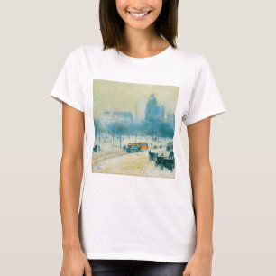 Camiseta Inverno na Union Square de Frederick Childe Hassam