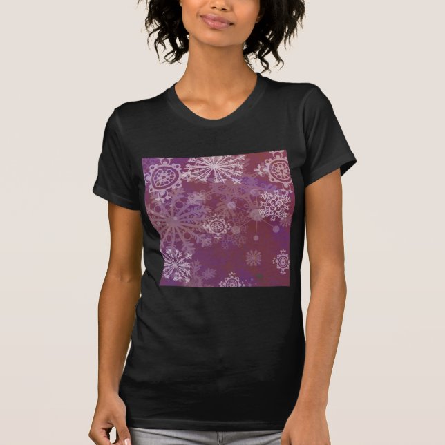 Camiseta Inverno roxo (Frente)